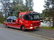 English: Tow truck on duty, Hinaus-Team Oy, Jyväskylä, Finland