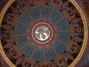 English: Interior dome, St Christopher's Chapel, Great Ormond Street Hospital WC1