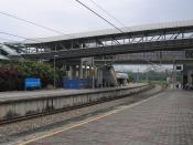 The Bandar Tasik Selatan station (Rawang-Seremban Line), Klang Valley, Malaysia.