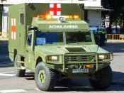 VAMTAC S3 ambulance of the Spanish Army.