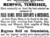 English: N.B. Forrest listing from Memphis City Directory, 1855-1856
