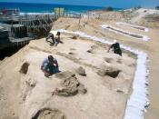 English: Ashkelon Pre-Pottery Neolithic C site.