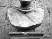 English: Diocletian. In Diocletian's Palace, Split, Croatia, Hrvatska. Deutsch: Diokletian.