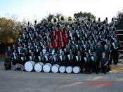 a picture of the KHS band at UIL Contest
