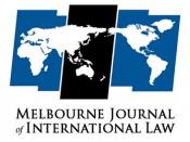 Melbourne Journal of International Law