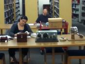English: Students and scholars can study a wealth of materials and artifacts available at the Broadcasting Archives.