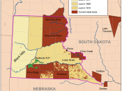 Map of the Great Sioux Reservation.