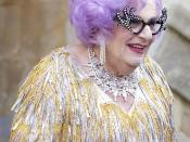 Dame Edna at the Royal Wedding