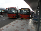 English: Bangalore city buses at .