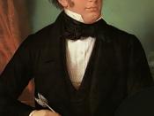 English: Oil painting of Franz Schubert, after an 1825 watercolor