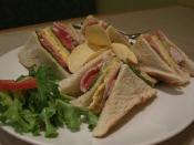 公司三文治 Club Sandwich - New Age HK Cafe