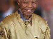 English: Nelson Mandela in Johannesburg, Gauteng, on 13 May 1998