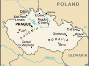 Simple map of the Czech Republic
