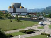 Superphenix, Nuclear power plant of Creys-Malville, Isère, France.