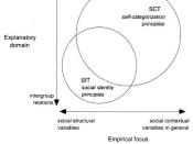 The explanatory profiles of social identity and self-categorization theories.