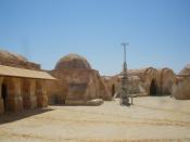 Star Wars Episode I: The Phantom Menace village nearby Nafta, Tunisia in Tunisia