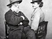 Walt Whitman and Peter Doyle, circa 1869