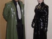 English: User:Spencerian and close friend, dressed as Morpheus and Trinity from the 