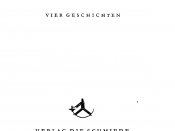 Title page of 1924 edition of Ein Hungerkünstler