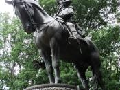 English: Monument to General Nathanael Greene of the Continental Army, hero of the Battle of Guilford County, present-day Greensboro, North Carolina. Monument erected in 1915. Sculptor: Francis Herman Packer.