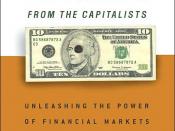 Book cover, Saving Capitalism from the Capitalists (U.S. hardcover edition) by Raghuram Rajan and Luis Zingales (Crown Publishing Group/Crown Business, 2003)