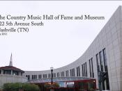 Country and Western Music Hall of Fame Nashville (TN) July 2011