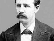 English: Wyatt Earp at about age 25 at about the time he was in Dodge City, Kansas.