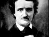 Unidentified portrait of Edgar Allan Poe; portrait was photographed at the University of Virginia in 1913.