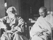 Rabindranath Tagore and Gandhi in 1940.