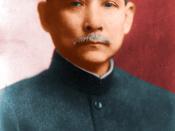 Color Portrait of Sun Yat-Sen (孫文, 孫中山, 孫逸仙)