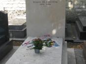 English: Jean-Paul Sartre and Simone De Beauvoir grave, Montparnasse, Paris, France.