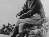 American poet Stephen Crane in Greece in 1897.