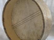 The bendir, a frame drum from North Africa