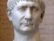 Head of Trajan (reign 98–117 CE), from an oversized statue (around 2.70 m height).