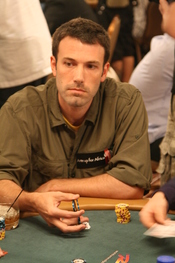 Ben Affleck at the 2008 World Series of Poker