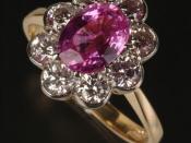 English: Pink Sapphire ring