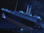 Unlike previous Titanic films, Cameron's retelling of the disaster showed the ship breaking into two pieces before sinking entirely. The scenes were an account of the moment's most likely outcome.