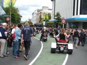 Boobs on bikes parade, Christchurch, New Zealand.