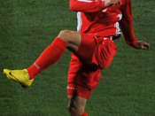 English: Chi Jun Nam, North Korean soccer player at FIFA 2010 World Cup vs. Brasil team. 15 June 2010