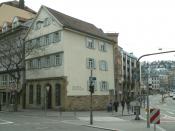 This picture shows the birthplace of Georg Wilhelm Friedrich Hegel in Stuttgart, Germany