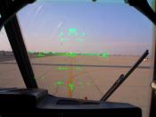 English: C-130J: Co-pilot's head-up display panel. Former Castle AFB, California. Español: Panel 