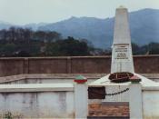 English: memorial to the 10,000+ French colonial troops who died in the Battle of Dien Bien Phu and in subsequent captivity, Dien Bien Phu, Vietnam