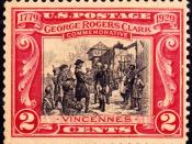 English: Postage stamp commemorating George Rogers Clarl, 1929 Issue, 2c