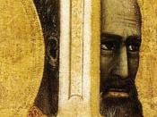 Giotto di Bondone - Ognissanti Madonna (detail) - WGA09334