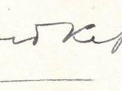 Rudyard Kipling's signature