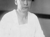 English: American social worker Grace Abbott (1878-1939).