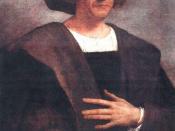 Christopher Columbus, the subject of the book, was an explorer and one of the first European founders of the Americas.