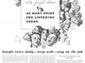 Listerine advertisement, 1932