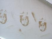Italiano: Stencil Art rappresentante il rapper statunitense The Notorious B.I.G.
