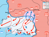 English: Battle of Kursk, southern sector. Operation Zitadelle + Operation Rumanyantcev 5.7.43-23.8.43